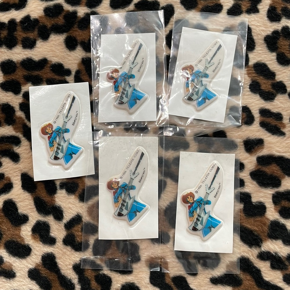1986 SILVERHAWKS 💙 Bluegrass Vintage Puffy Sticker Kenner 80s Collectible Retro
